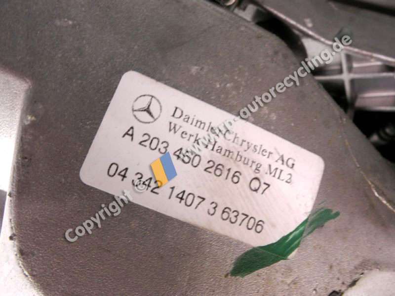 Mercedes Benz C Klasse W203 Lenksäule mit Mantelrohr A2034602616 4-Matic Bj.2005